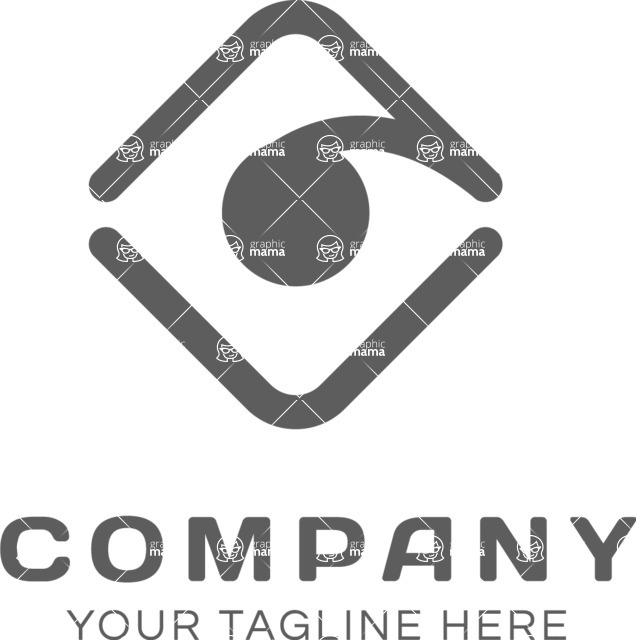 Business Logo Templates - vector graphics in a pack from GraphicMama - One Color Business Company Logo Design